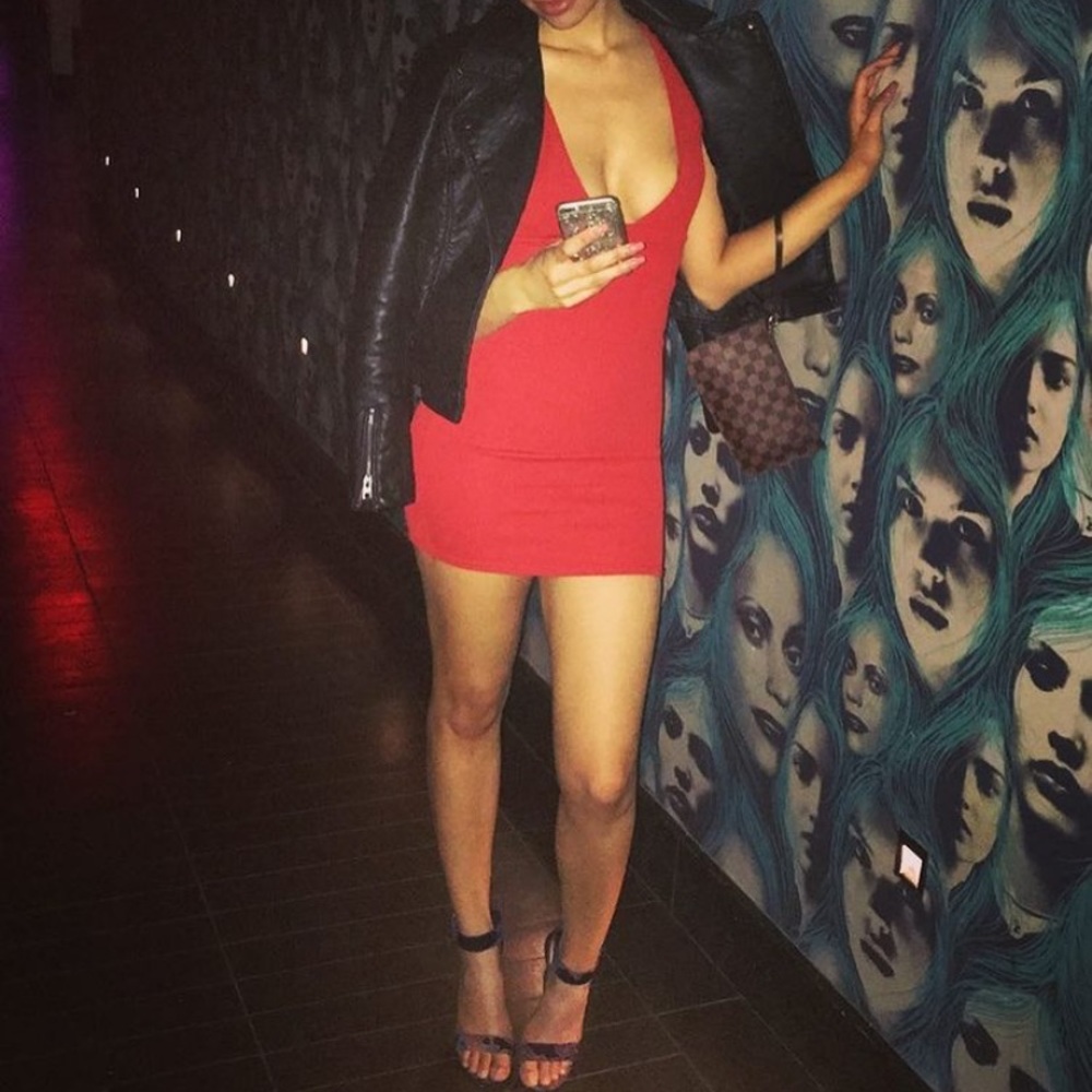 Bodycon Deep V Dress